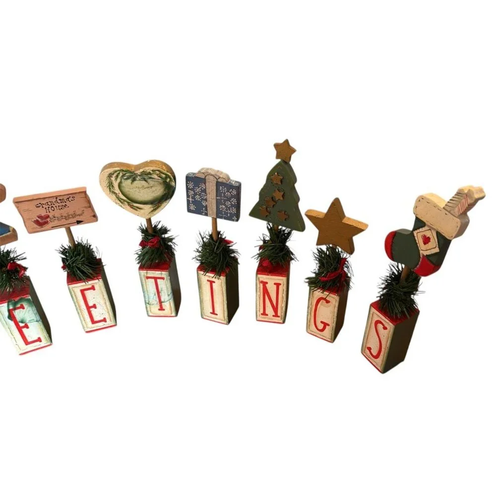 HM Wooden Blocks Christmas 